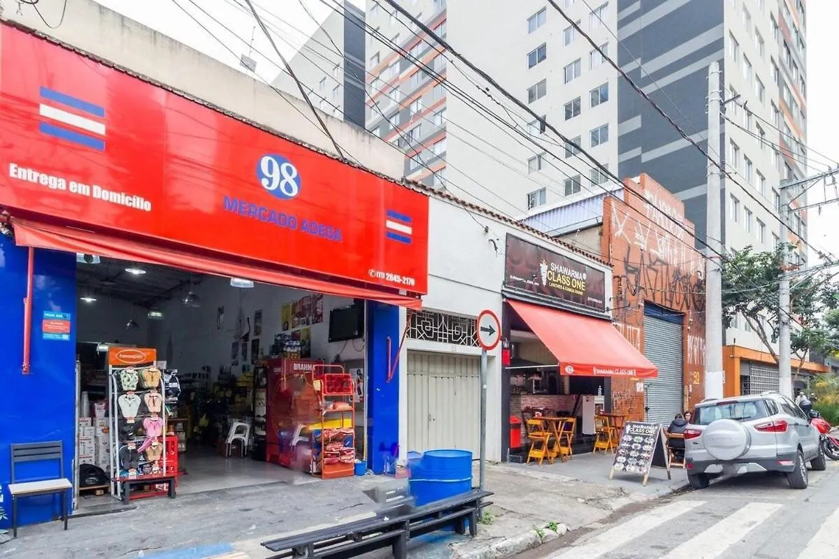 Appartement Sossegado Studio No Bras Com Piscina/Metro Bras à São Paulo